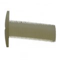 Suburban Bolt And Supply 1/4"-20 x 5/8 in Slotted Pan Machine Screw, Plain Nylon A8300160040P
